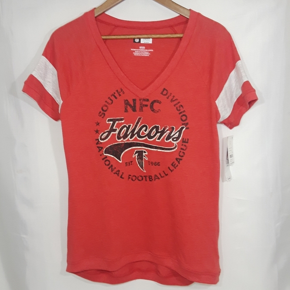 NFL Tops - NWT NFL Atlanta Falcons Sz M V-neck Team Apparel